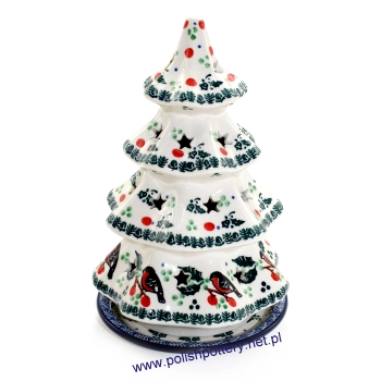 Lampion choinka h21cm dek. Gile